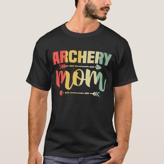 アーチェリーママ狩りアーチャーボウハンターアローティー Tシャツ (正面)