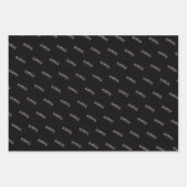 アーチェリーモダンミニマリストアート – ピンクアーチ ラッピングペーパーシート (正面3)