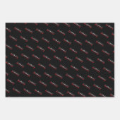 アーチェリーモダンミニマル芸術 – グラフィックアーチ ラッピングペーパーシート (正面3)