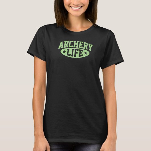 アーチェリーライフ弓矢トーナメント戦 Tシャツ (正面)