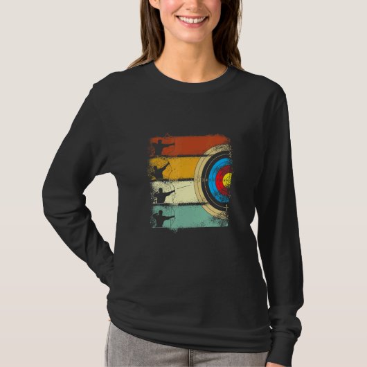 アーチェリーヴィンテージレトロ Tシャツ (正面)