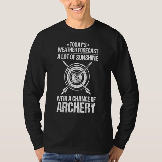 アーチェリー予報射手 Tシャツ (正面)