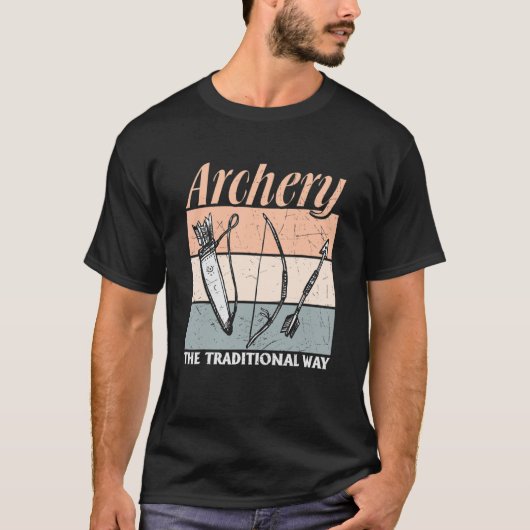 アーチェリー伝統的・ザ・ウェイ Tシャツ (正面)