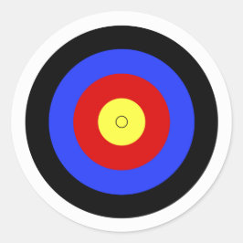 アーチェリー射撃、 発砲ターゲット（ブルズアイ付） ラウンドシール