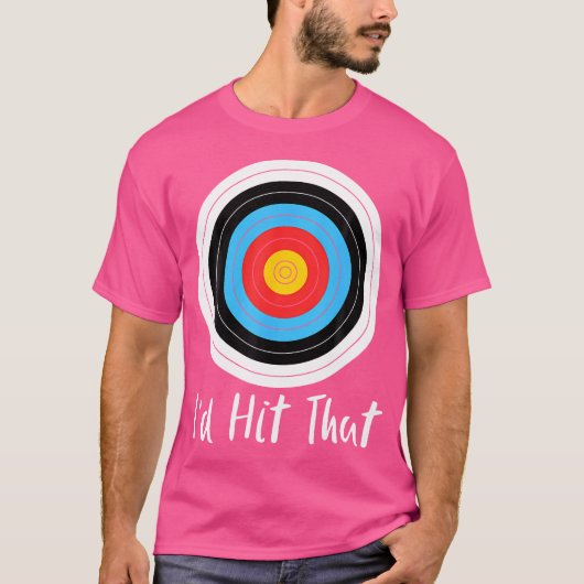 アーチェリー弓矢おもしろい射手引用文 Tシャツ (正面)