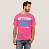 アーチェリー弓矢アーチェリーダッド Tシャツ (正面フル)