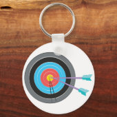 アーチェリー標的 キーホルダー (正面)