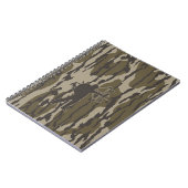 アーチェリー狩りボトムランド迷彩柄ボウ狩り ノートブック (左側)