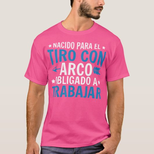 アーチェリー用生まれ弓矢 Tシャツ (正面)