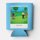 アーチェリー笑わされるユーモアクーラーボックスプレゼント 缶クーラー (正面)