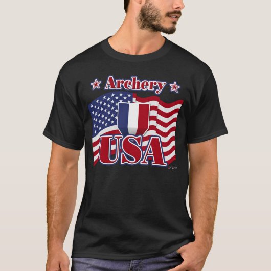 アーチェリー米国 Tシャツ (正面)