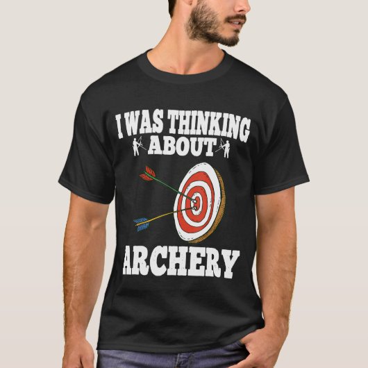 アーチェリー考えるボウ狩り Tシャツ (正面)