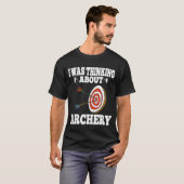 アーチェリー考えるボウ狩り Tシャツ (正面フル)