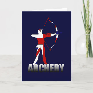 アーチェリー英国国旗Archer UK GB カード