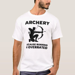 アーチェリー走ズはアーチェリー引用文を過大評価 Tシャツ