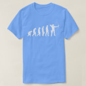 アーチェリー進化おもしろい弓狩りアーチャーギフト Tシャツ (デザイン正面)