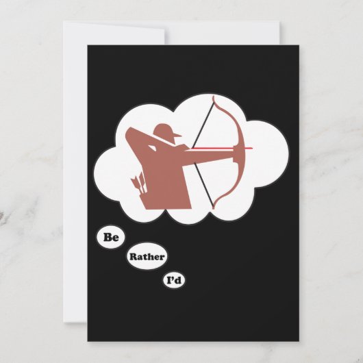 アーチェリー3になりた遊いのですが。 招待状 (正面)