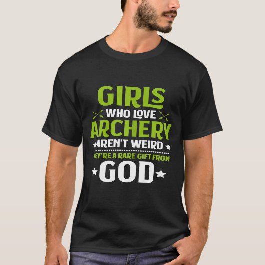 アーチェリー・アーチャーを愛する女性たち Tシャツ (正面)