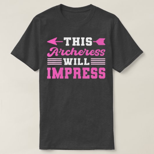 アーチェリー・アーチャーを感動させるアーチェリー Tシャツ (デザイン正面)