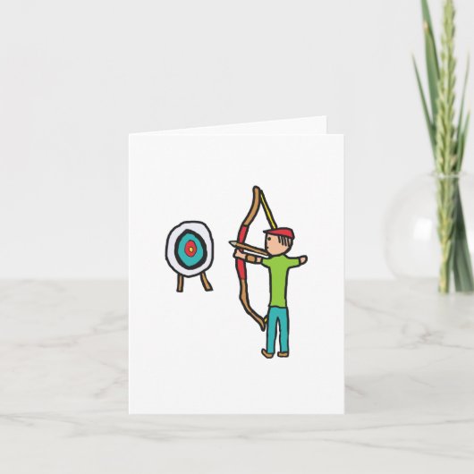 アーチェリー カード (正面)