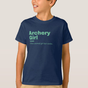アーチェリー・ガール・アーチェリー Tシャツ