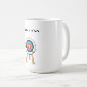 アーチェリー コーヒーマグカップ (正面右)