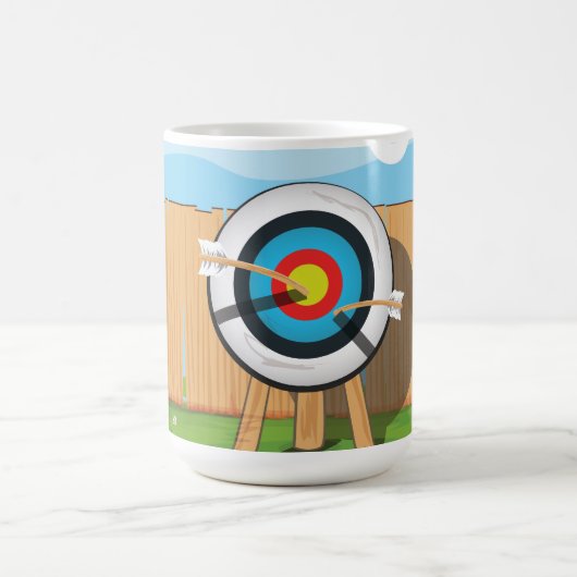 アーチェリー コーヒーマグカップ (中央)