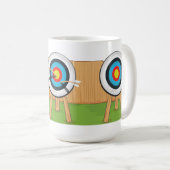 アーチェリー コーヒーマグカップ (正面右)