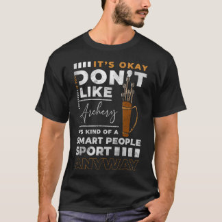 アーチェリー スポーツターゲット 射撃 クイバー 楽しい Tシャツ