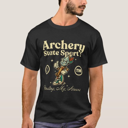 アーチェリー スポーツ ステート Tシャツ (正面)