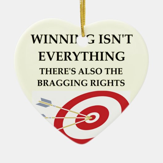 アーチェリー セラミックオーナメント (正面)