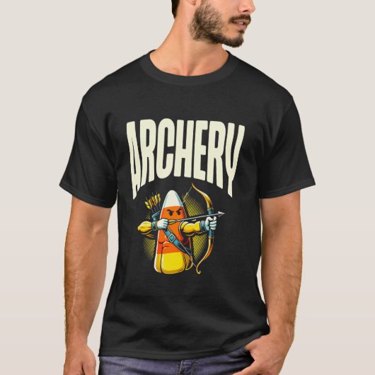 アーチェリー ハッピー ハロウィン・イヴ Tシャツ (正面)