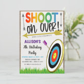 アーチェリー・パーティーのご招待 招待状 (スタンド正面)