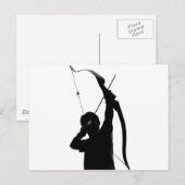 アーチェリー ポストカード (正面/裏面)