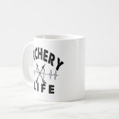 アーチェリー・ライフ コーヒーマグカップ (正面左)