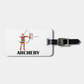 アーチェリー ラゲッジタグ (正面横)