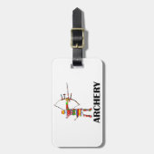 アーチェリー ラゲッジタグ (正面縦)