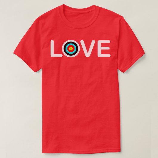 アーチェリー・ラブ Tシャツ (デザイン正面)