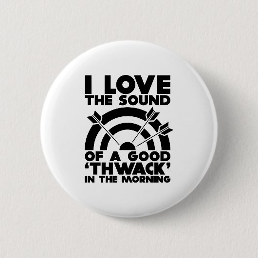 アーチェリー |弓矢ギフト 缶バッジ (正面)