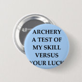 アーチェリー 缶バッジ (正面&裏面)