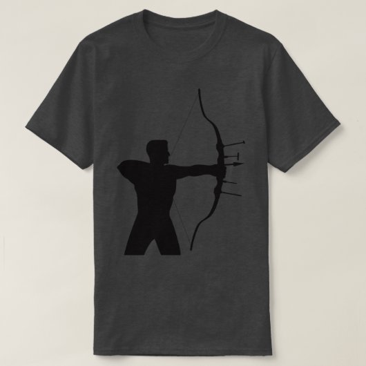 アーチェリー(21) Tシャツ (デザイン正面)