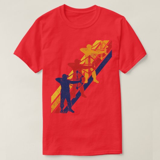 アーチェリー(28) Tシャツ (デザイン正面)