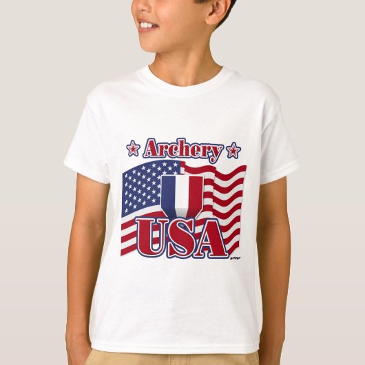 アーチェリーUSA Tシャツ (正面)