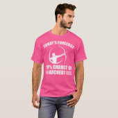 アーチェーおもしろいルことわざ射手矢と弓 Tシャツ (正面フル)