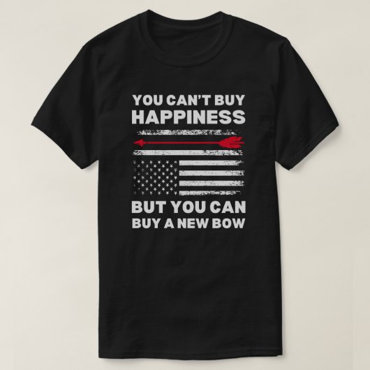 アーチェーおもしろいル引用文 | アーチェリーことわざ Tシャツ (デザイン正面)