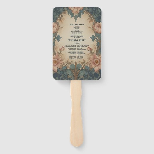 アーチエレガントアールヌーボー結婚ズ ハンドファン (裏面)