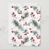 アーチエレガントウィンター緑の休日の写真 シーズンカード (裏面)