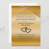 アーチエレガントゴールデン50周年保存日 セーブザデート (正面/裏面)