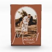 アーチエレガントテラコッタ結婚ズ フォトブロック (正面)