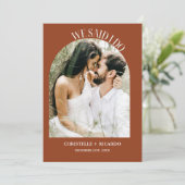 アーチエレガントテラコッタelopement発表 セーブザデート (スタンド正面)